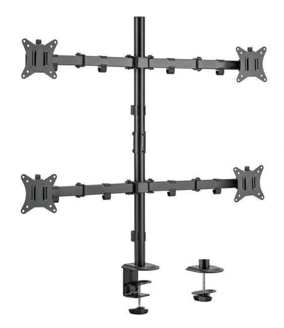 Equip Tischhalterung 17-32/4TFT 360° H.verst.  9Kg schwarz lite Retail
