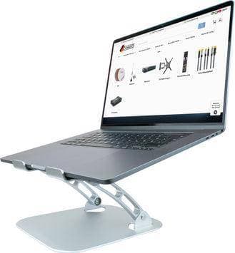 Schwaiger Laptopständer bis 20 Max. 20KG faltbar Alu Silber