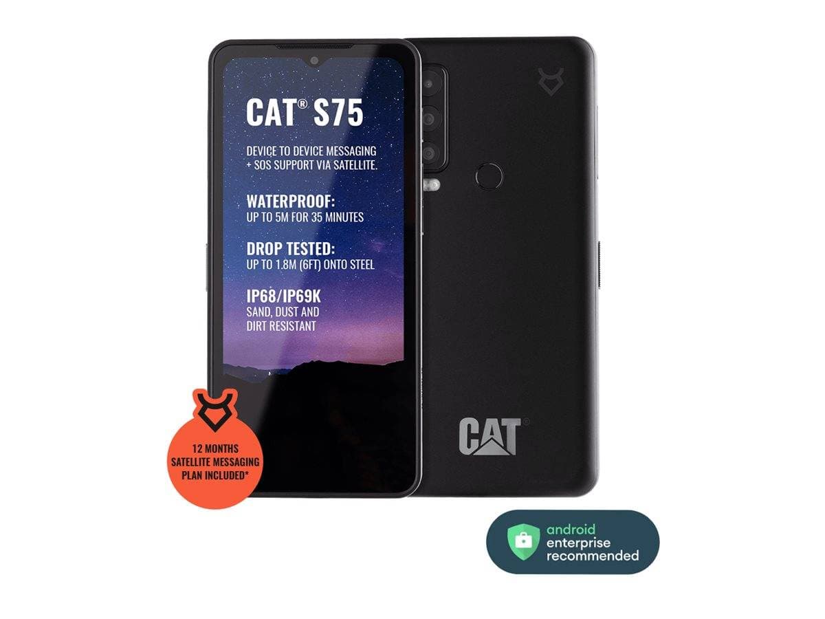 CAT S75 128GB DS Black 6.6 5G Android