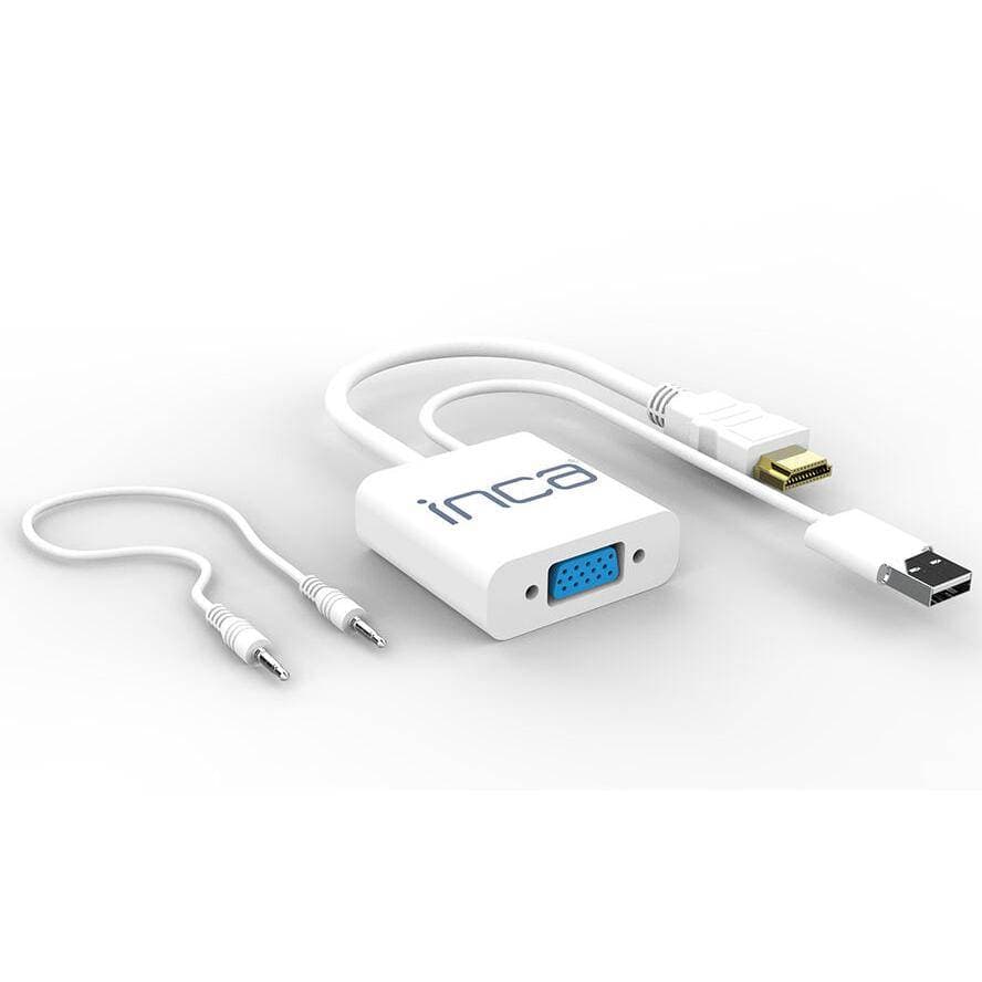 INCA Adapter IVTH-01  HDMI auf VGA(+USB und Audiokabel)