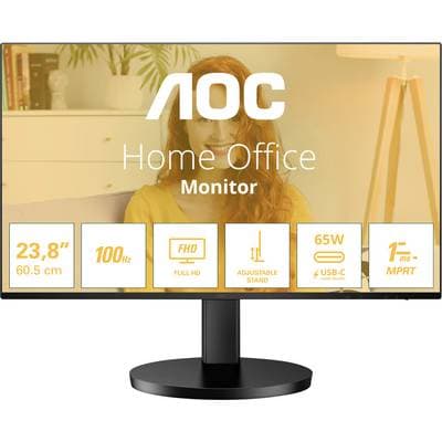 AOC 60,5cm (23,8) 24B3CF2   16:09 HDMI+USB-C IPS Lift black retail