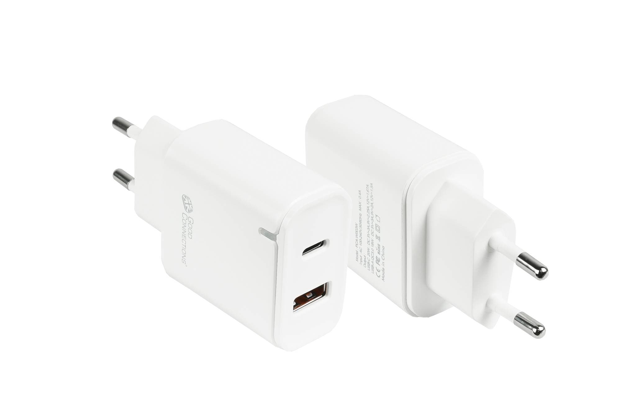 Good Connections USB Schnellladegerät 20W, PD 3.0, 2-Port