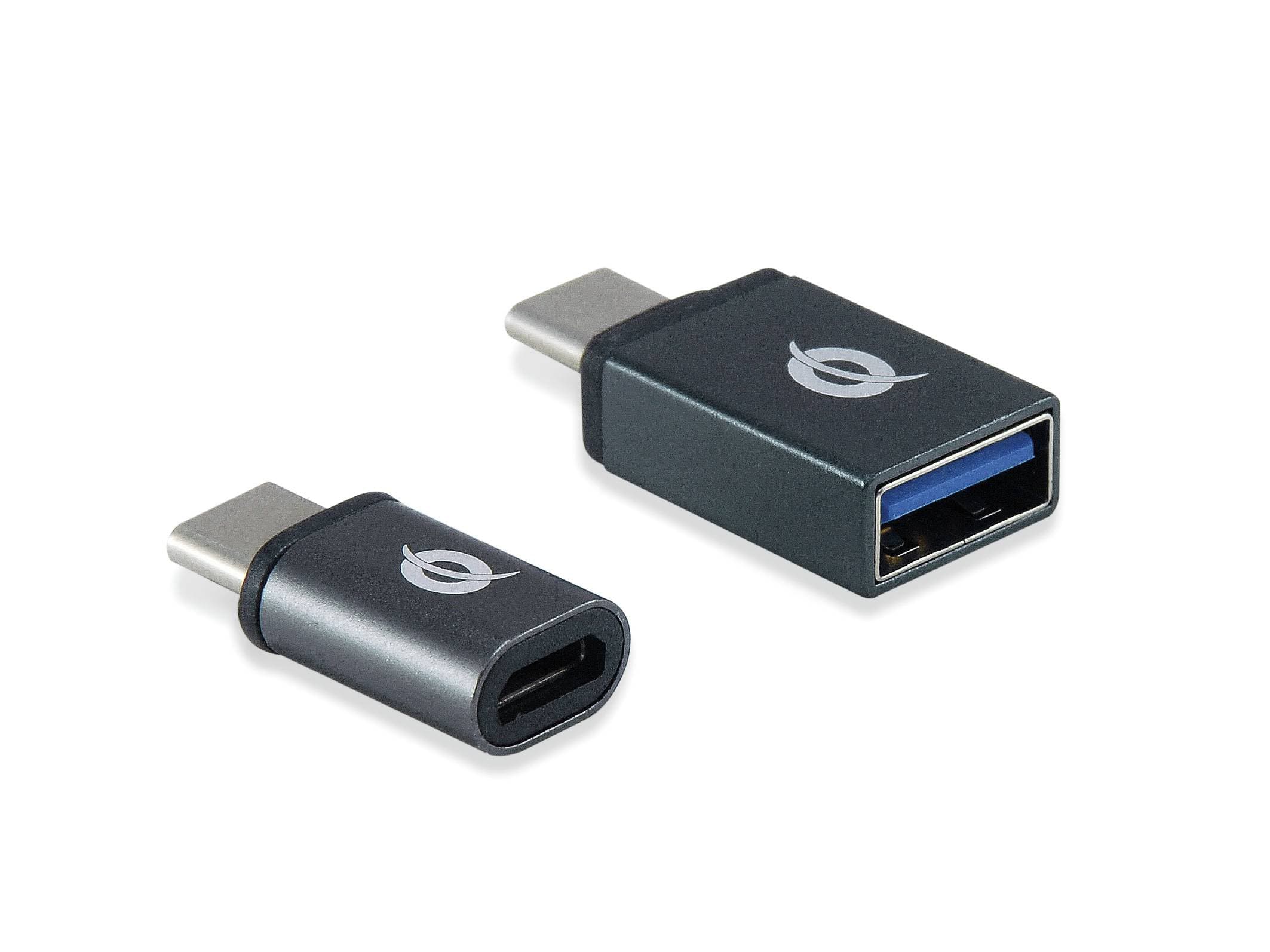 CONCEPTRONIC Adapter USB-C->-A/Micro-B  2Stk 480Mbs   OTG gr