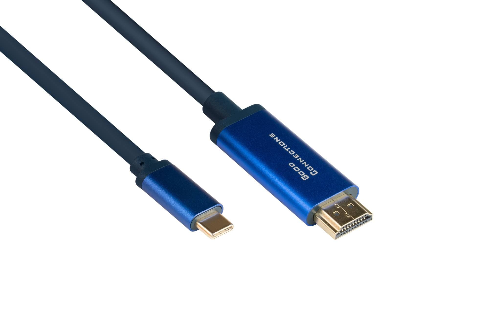 Good Connections Adapterkab SmaFLEX USB-C an HDMI blau 1,5m
