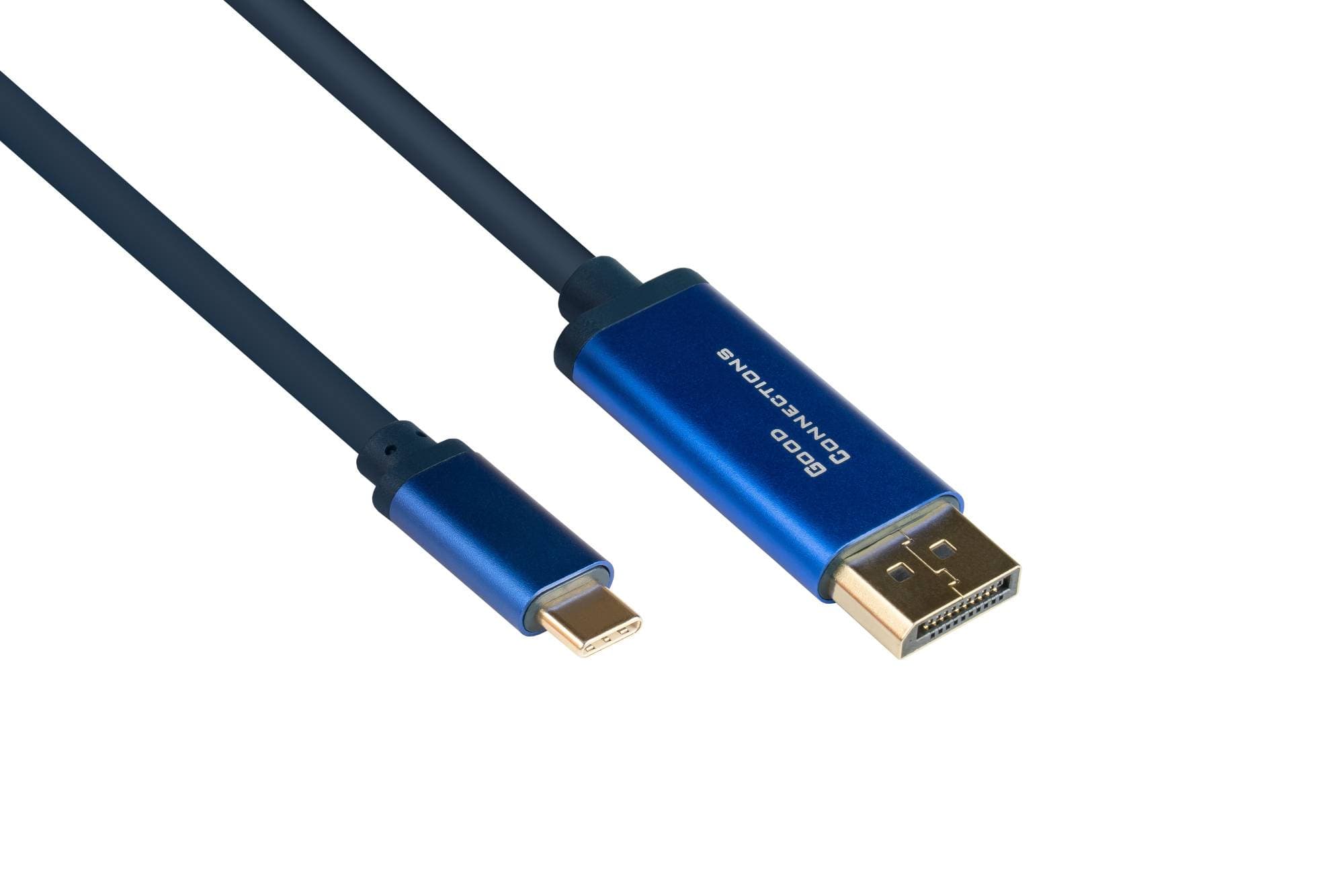 Good Connections Adapterkab SmarFLEX USB-C an DP1.2 blau 1m
