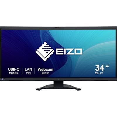EIZO 86.7cm (34,1) EV3450XC-BK 21:9 4K 2xHDMI+DP+USB-C Curv