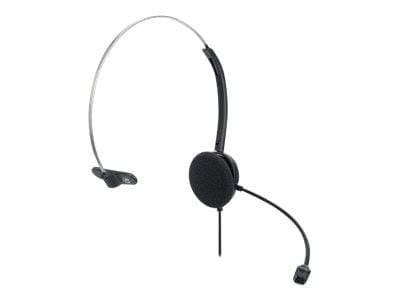 MANHATTAN USB Mono Headset Over-Ear USB-A-Stecker schwarz