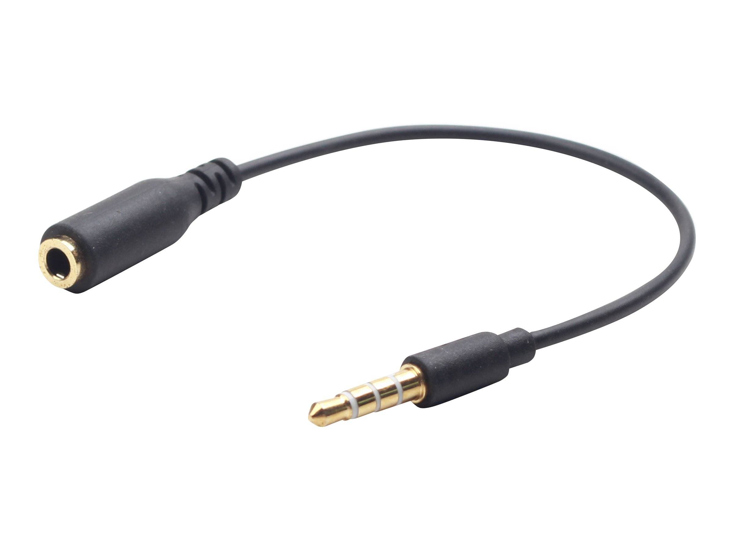 gembird 3,5mm Audio Crossover Adapterkabel, schwarz