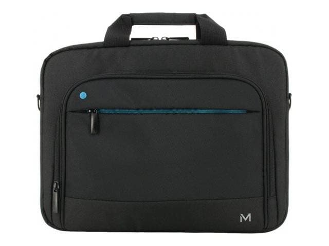Mobilis TheOne Briefcase Toploading Blue zip 14-16 black