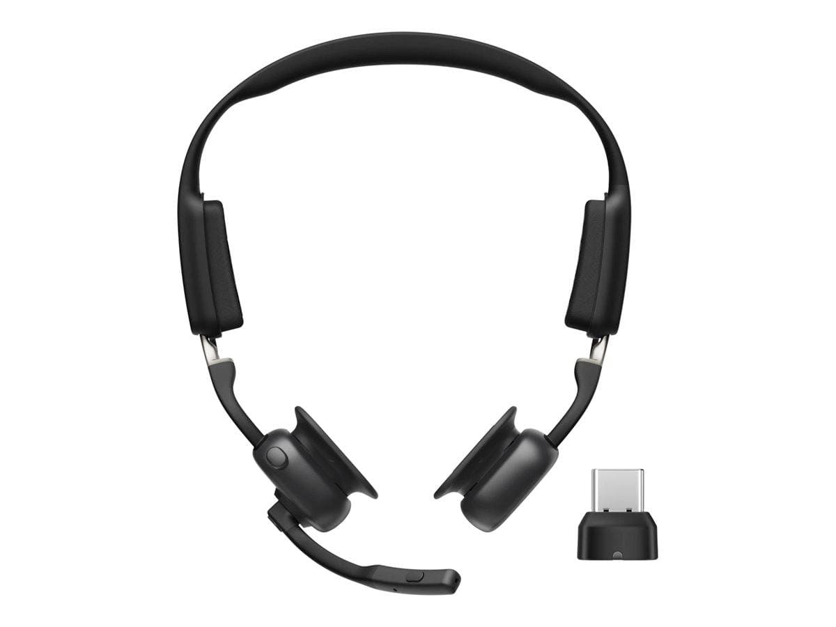 SHOKZ OPENMEET Bluetooth Knochenschall Headset USB C Port