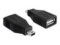DELOCK USB Adapter A -> mini B Bu/St