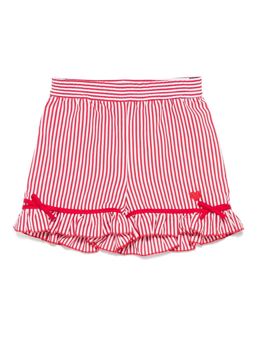 Shorts neonata a righe
