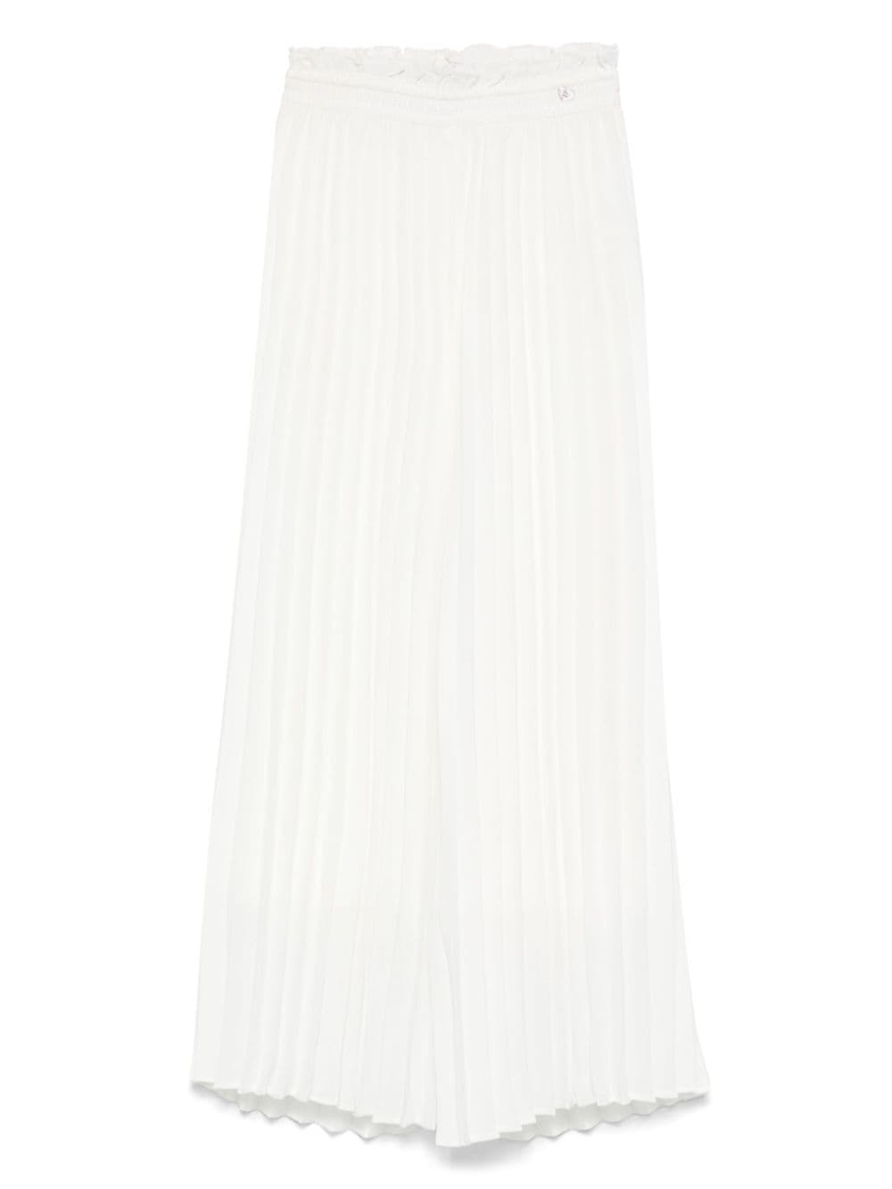 Pantalone bambina plissettato