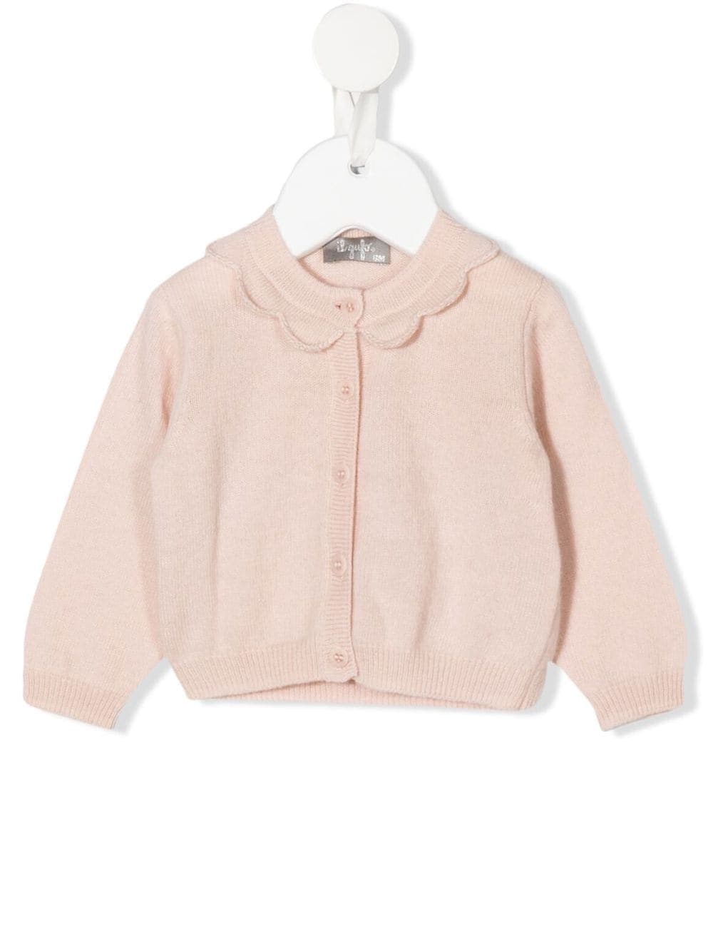 Cardigan bambina con ruches