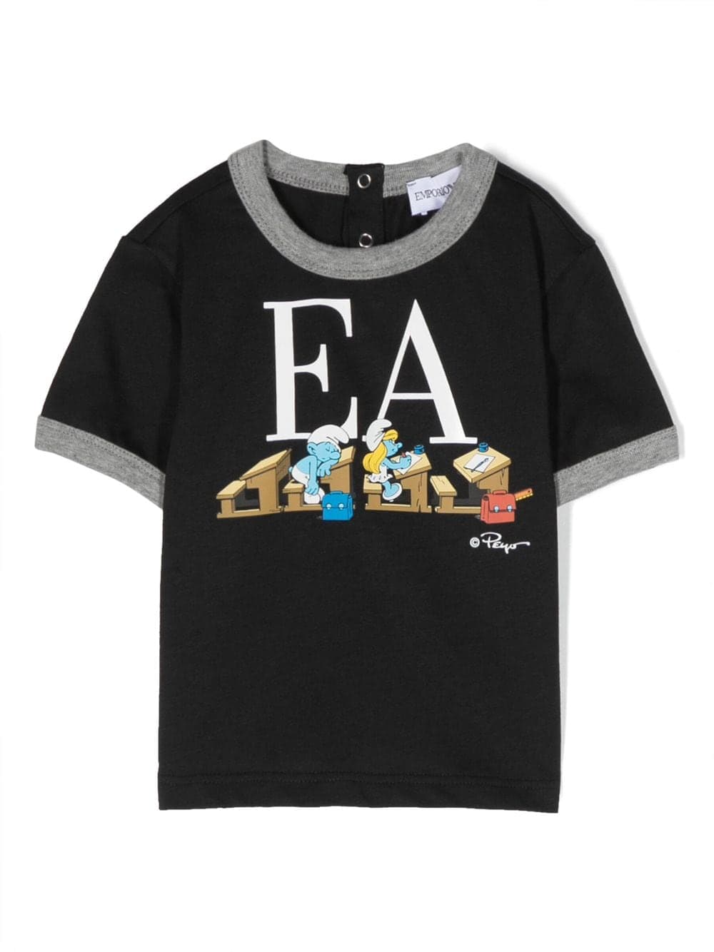 T-shirt neonato puffi
