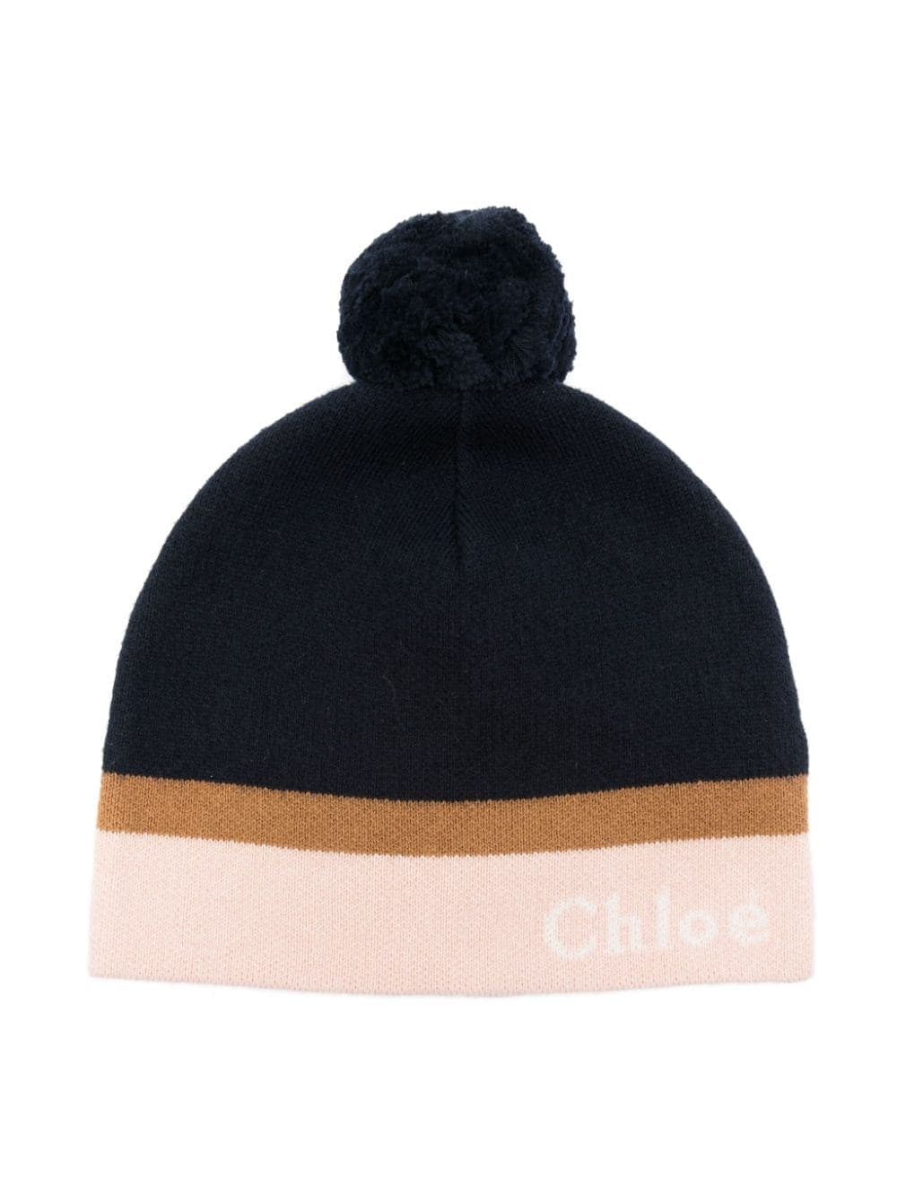 Cappello bambina con pon pon