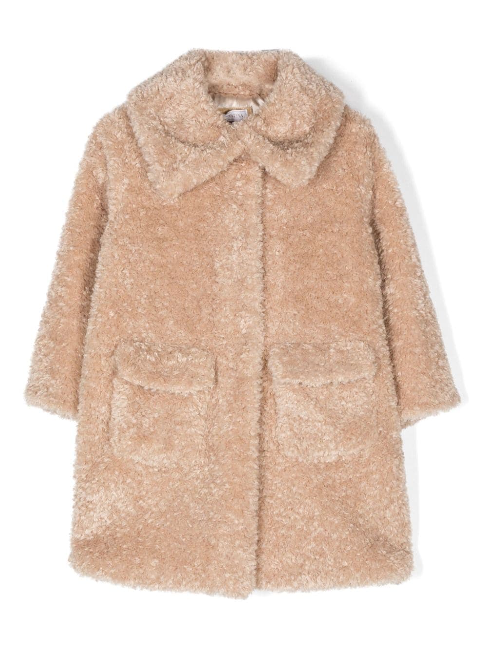 Cappotto bambina shearling