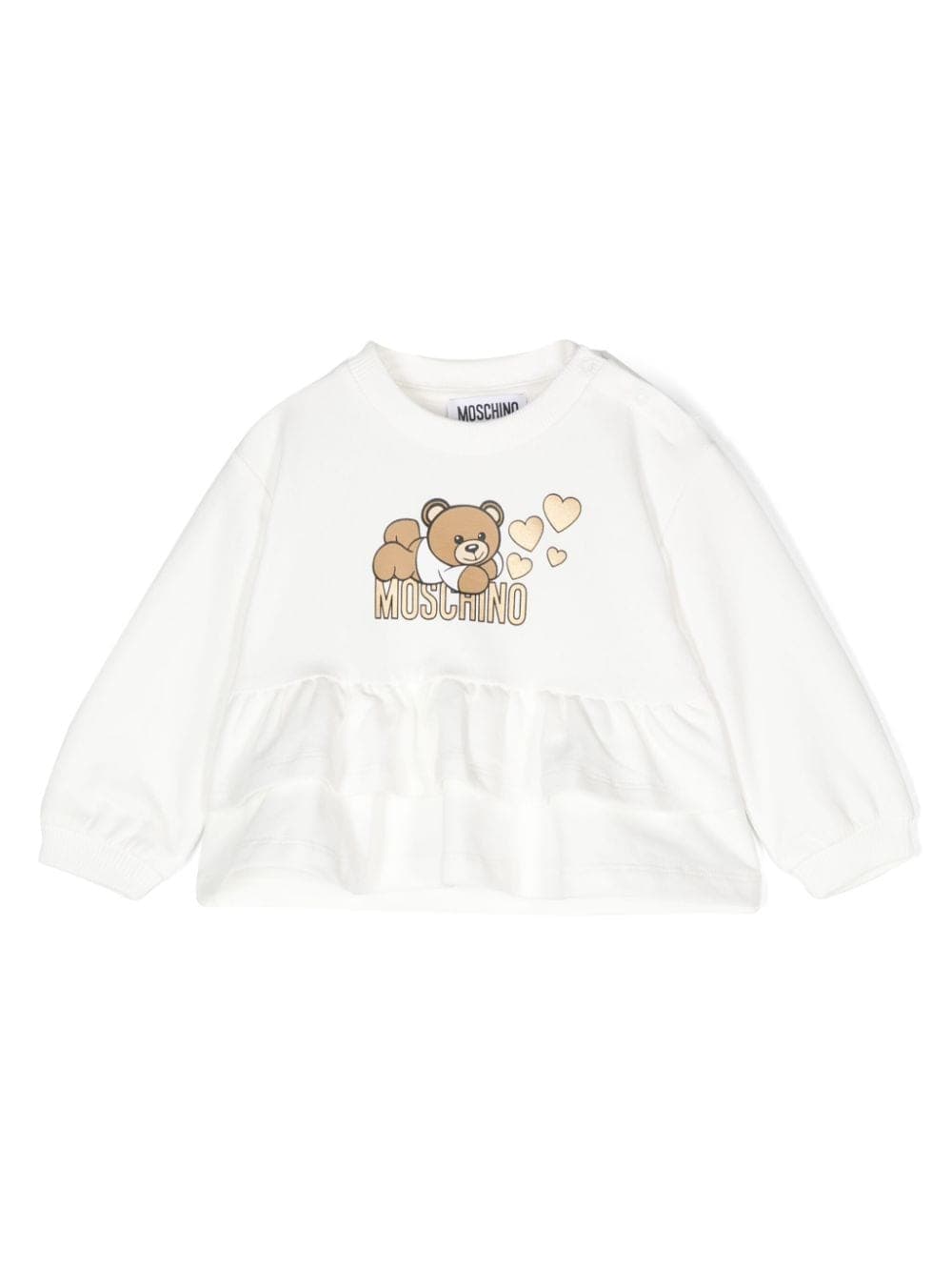Felpa bambina con cuori