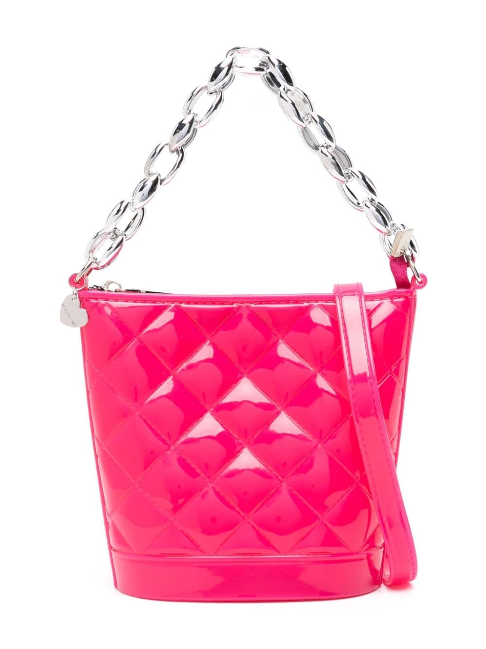 Borsa bambina fuxia a secchiello