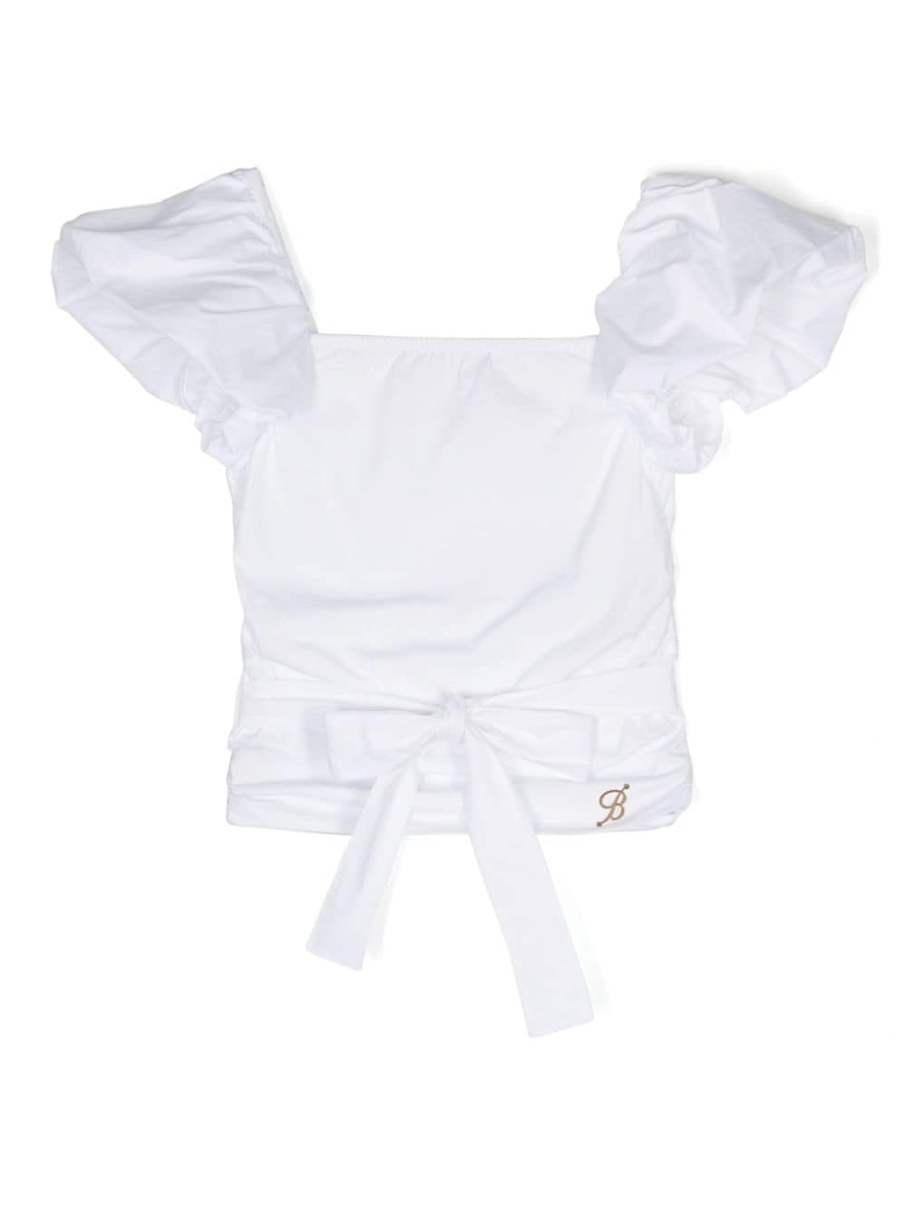 Top bambina con ruches