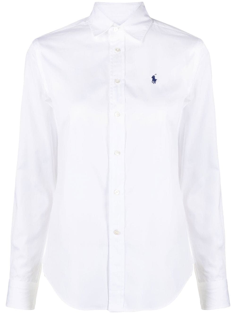 Camicia donna slim bianca