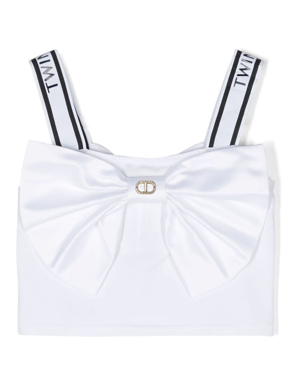 Top bambina con fiocco