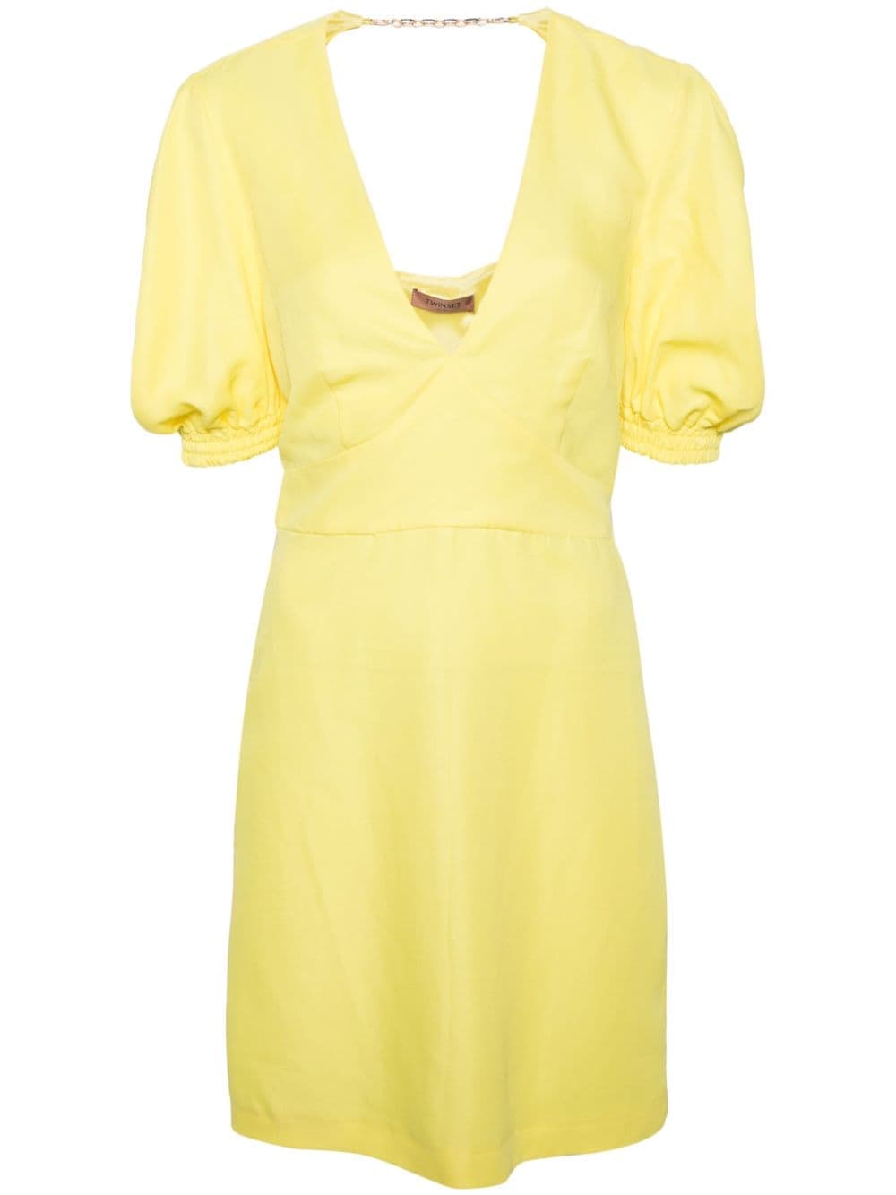 Abito donna corto giallo