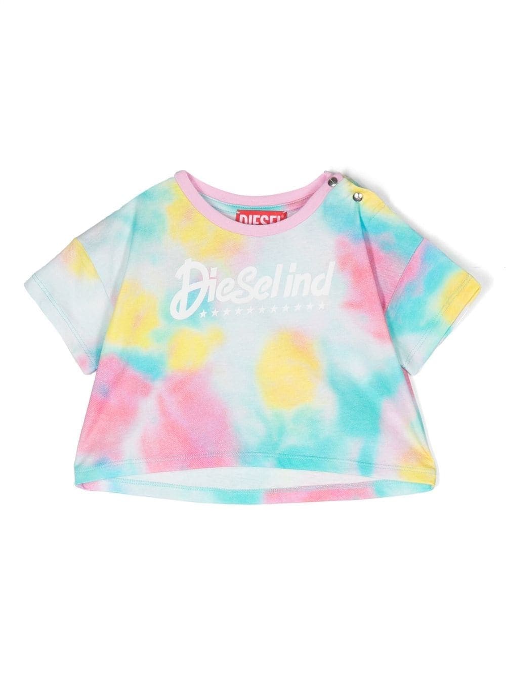 T shirt neonata tie-dye