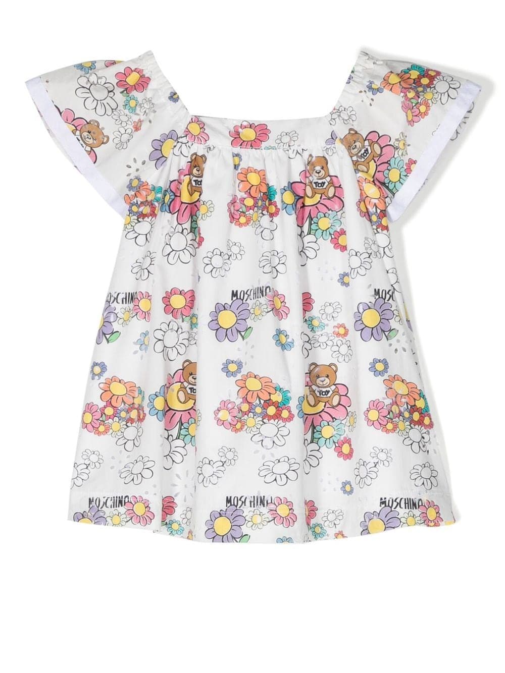 Abito bambina stampa floreale