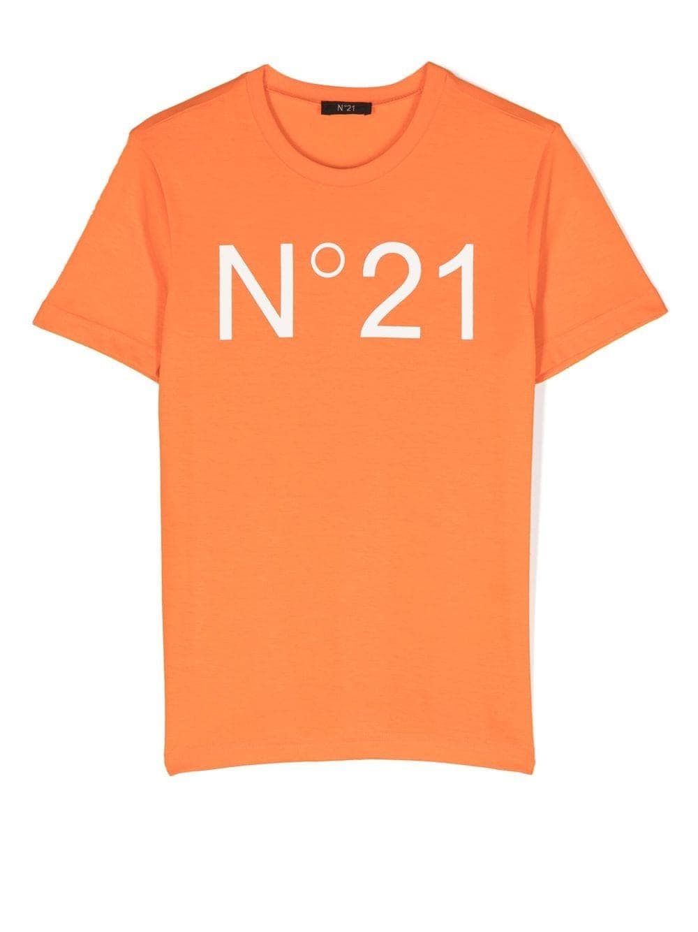 T shirt arancione maniche corte