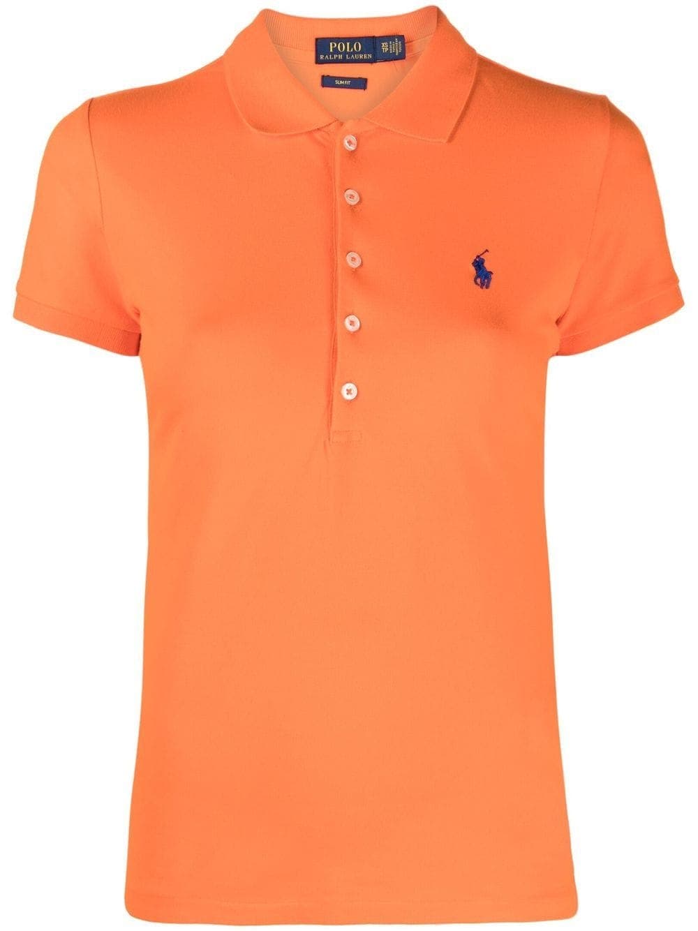 Polo donna manica corta arancio