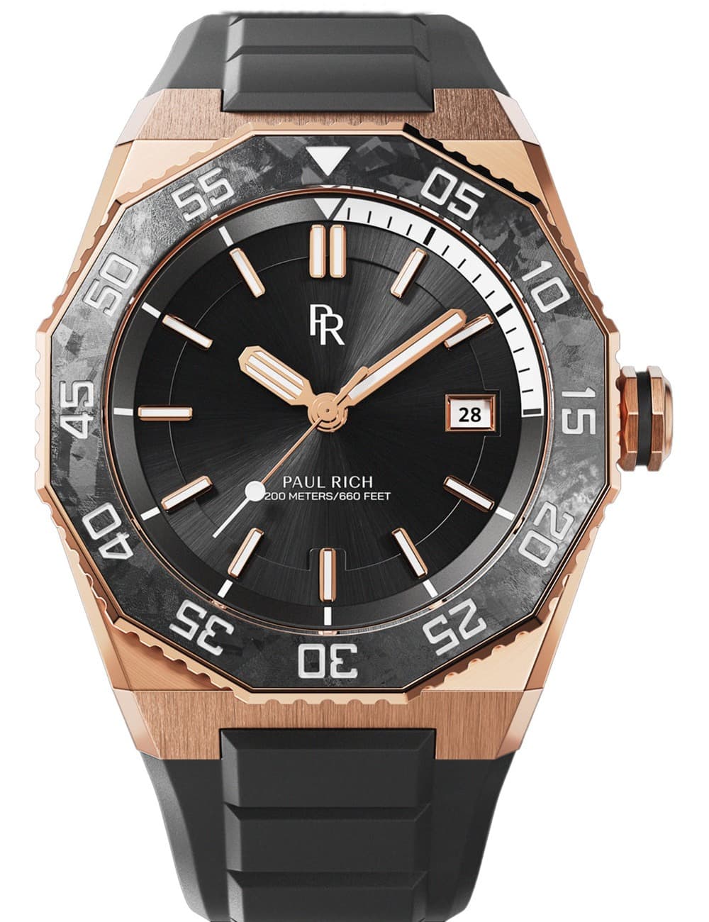 Paul Rich PR-45263 Herrenuhr Aquacarbon Pro Sunset 42mm 20ATM