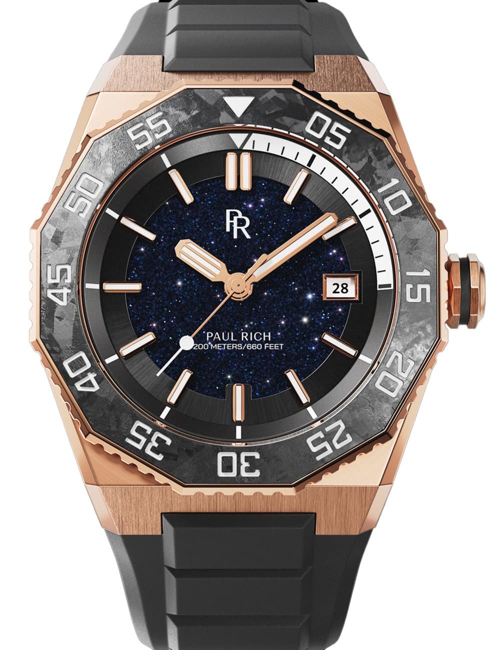 Paul Rich PR-45254 Herrenuhr Aquacarbon Pro Sunset 42mm 20ATM