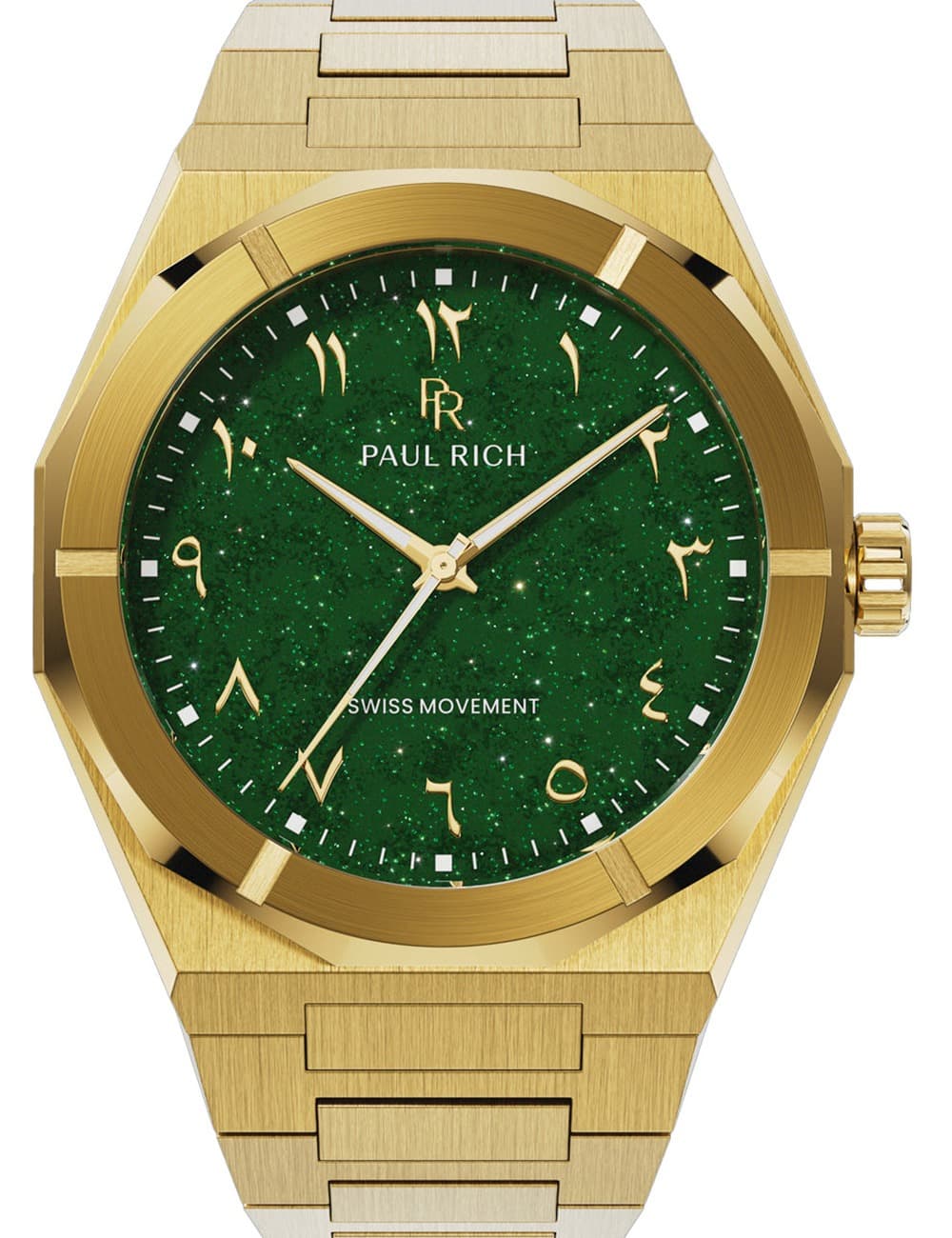 Paul Rich PR-45264 Herrenuhr Star Dust II Emerald Dune 43mm 5ATM