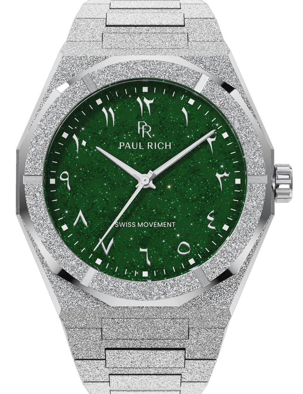 Paul Rich PR-45269 Herrenuhr Frosted Star Dust II Emerald Mirage 43mm 5ATM