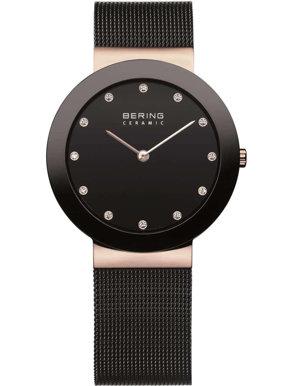 Bering 11435-166 Ceramic Damenuhr 34mm 5ATM