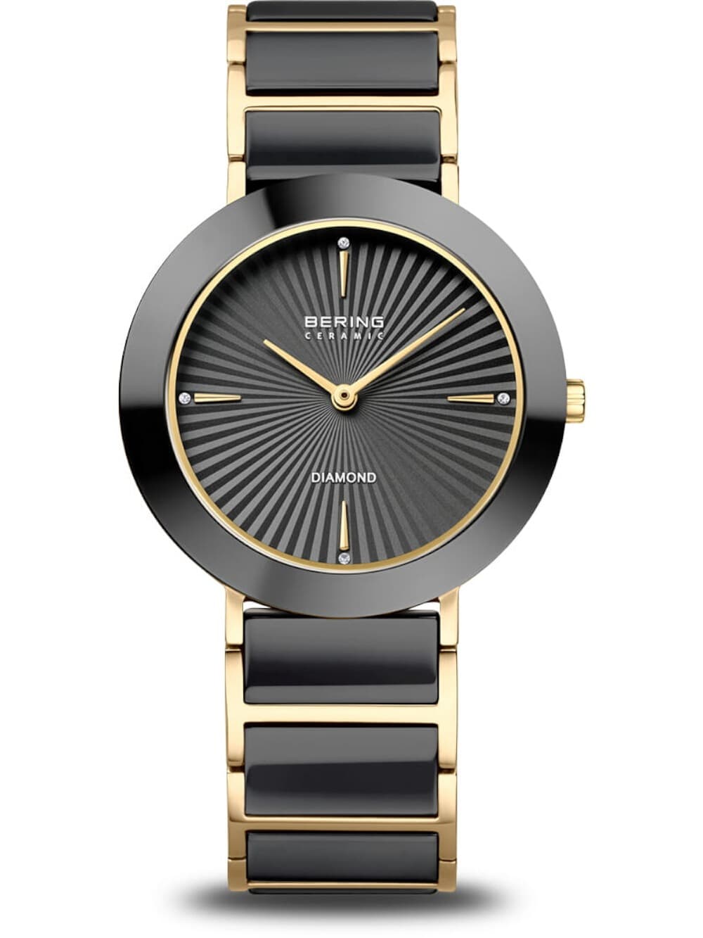 Bering 11435-732 Damenuhr Diamant Keramik 35mm 3ATM