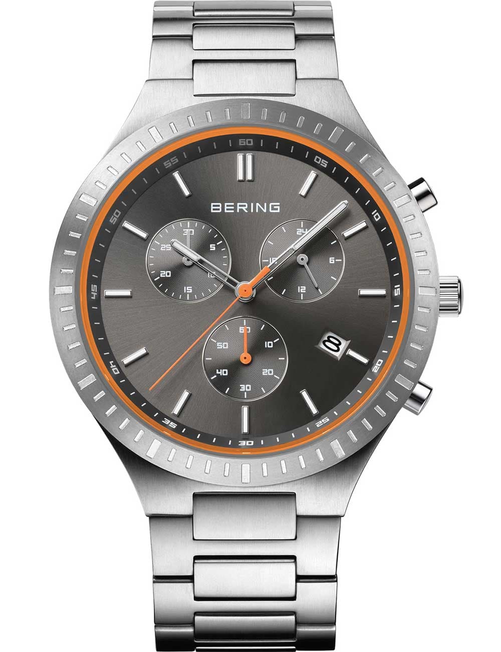 Bering 11743-709 Classic Titanium Chronograph Herrenuhr 40mm 5ATM
