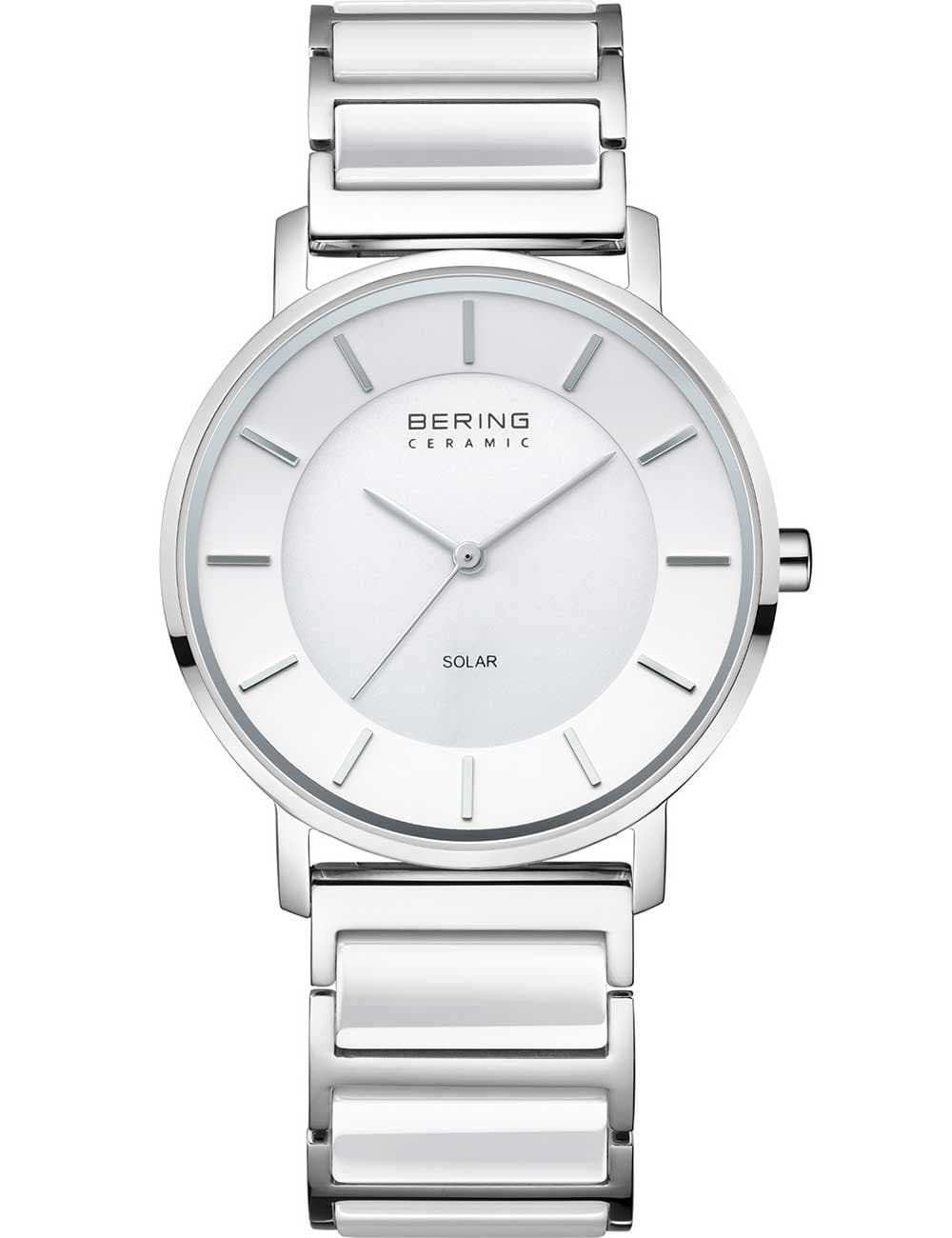 Bering 19535-754 Damenuhr Ceramic Solar 35mm 3ATM