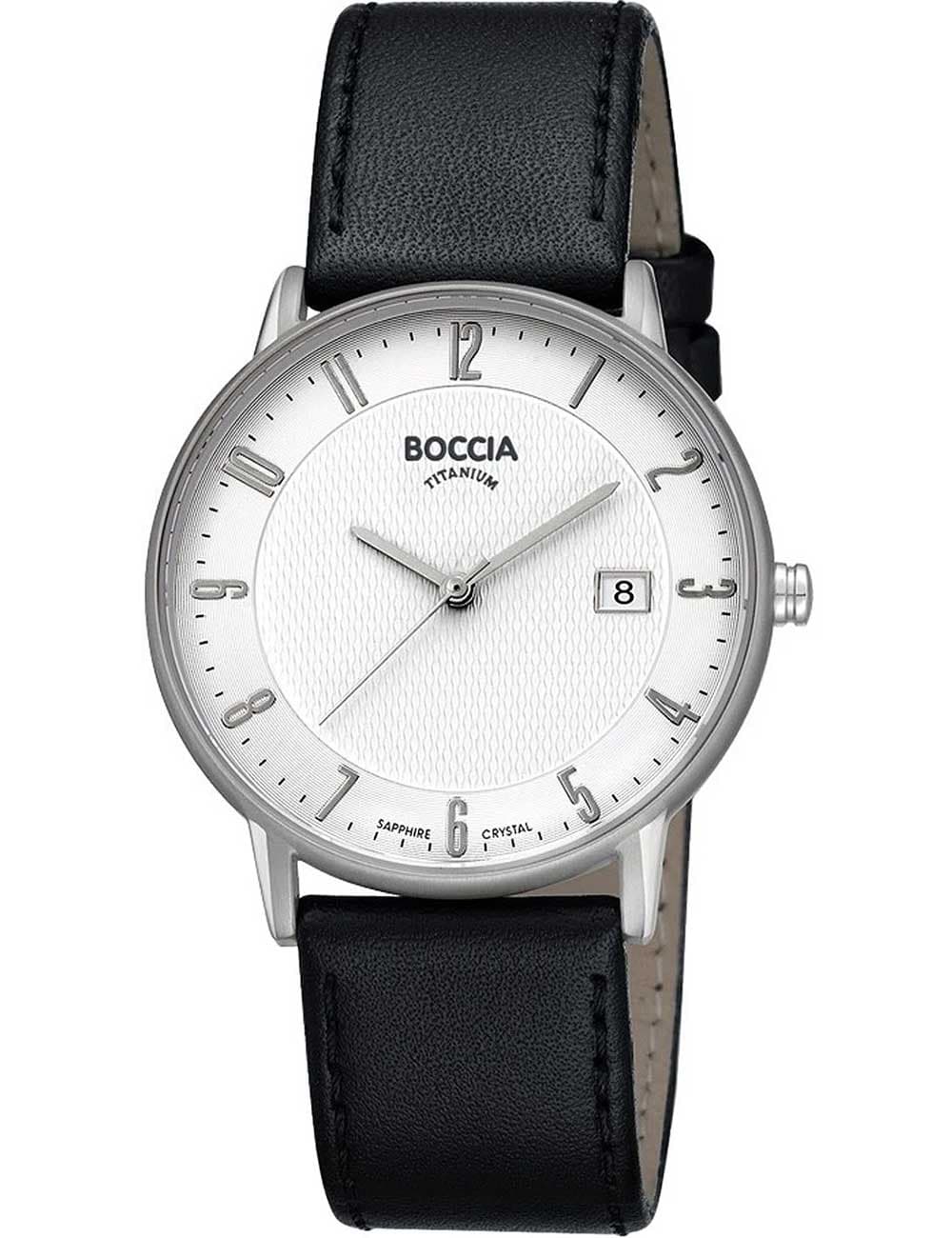 Boccia 3607-04 Herrenuhr Titanium Saphirglas 39mm 5ATM