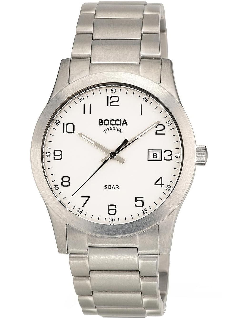 Boccia 3619-01 Herrenuhr Titanium 40mm 5ATM