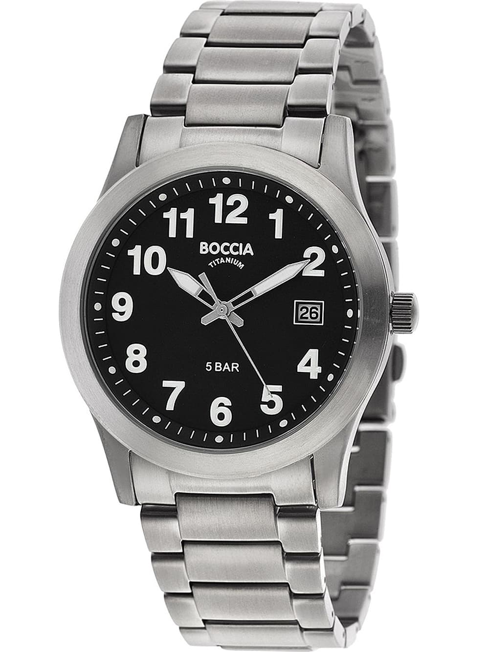 Boccia 3619-03 Herrenuhr Titanium 40mm 5ATM