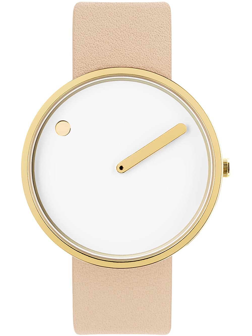 PICTO 43321-6320G Damenuhr White and Gold 40mm 5ATM