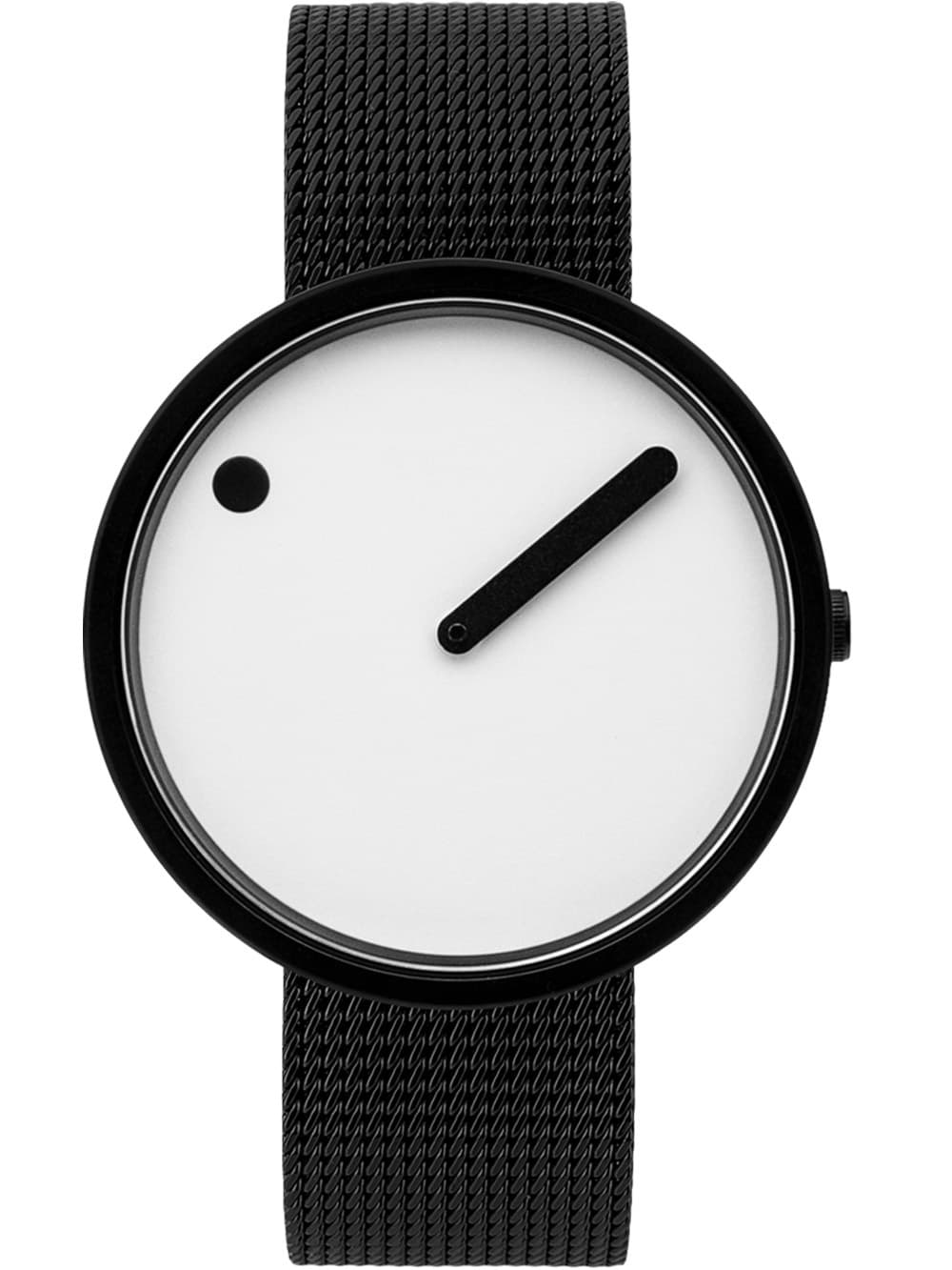 PICTO 43379-1020 Unisex Uhr Uhr Black and White 40mm 5ATM