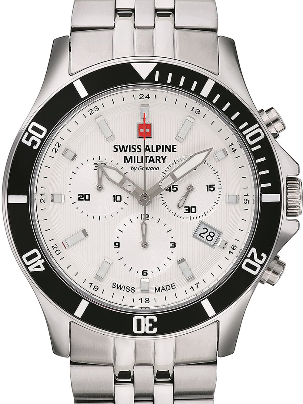 Swiss Alpine Military 7022.9132 Chronograph Herrenuhr 42mm 10ATM