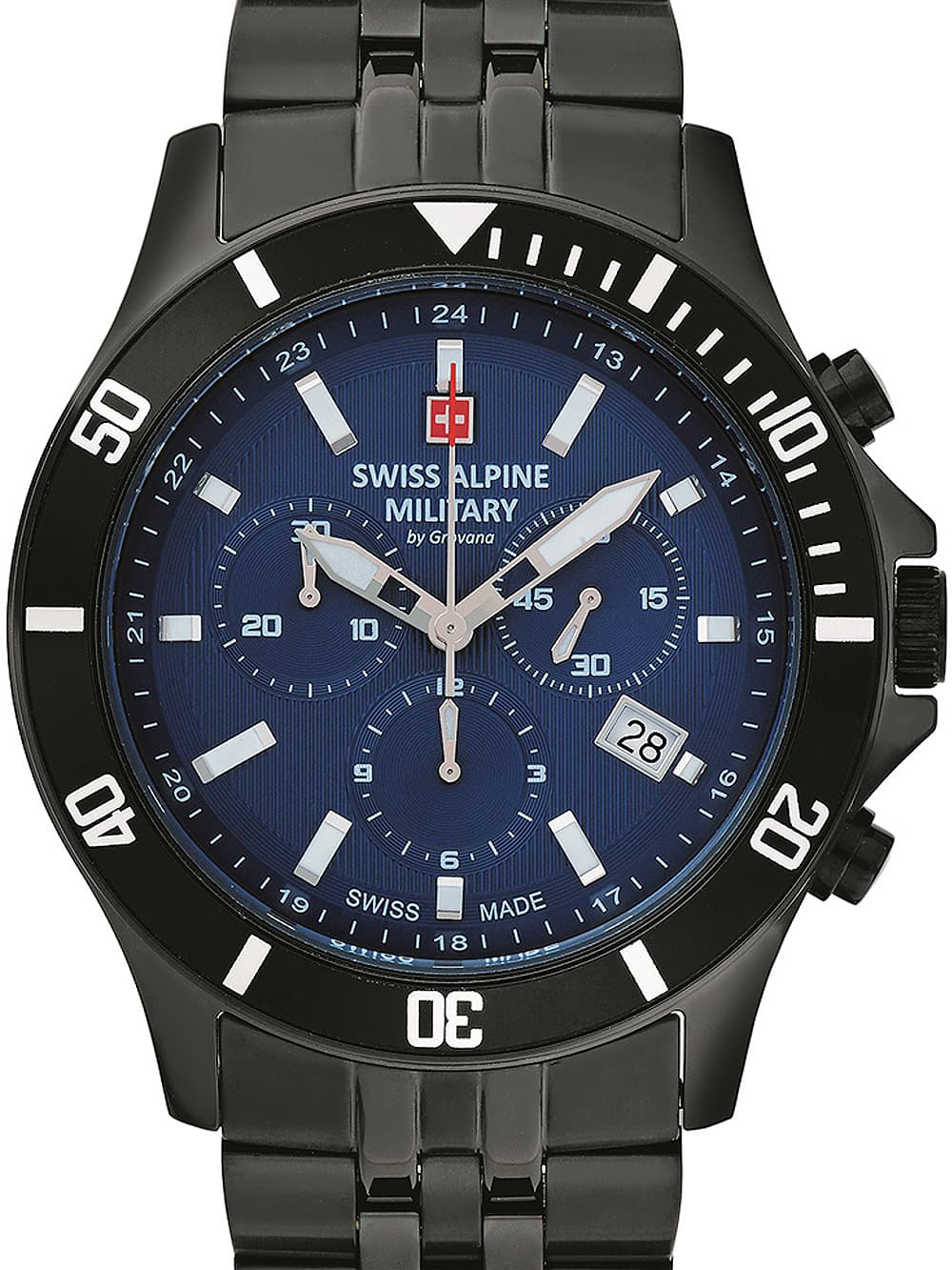 Swiss Alpine Military 7022.9175 Chronograph Herrenuhr 42mm 10ATM