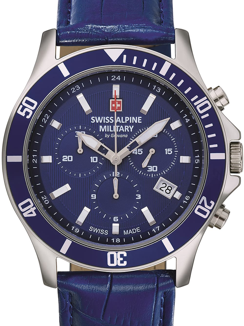 Swiss Alpine Military 7022.9535 Chronograph Herrenuhr 42mm 10ATM