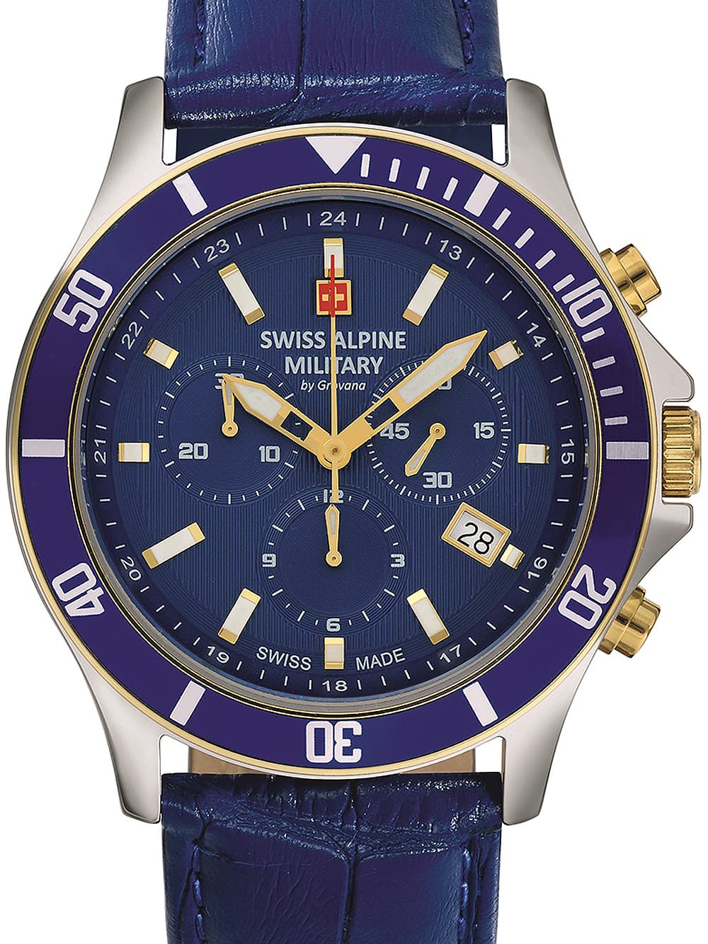 Swiss Alpine Military 7022.9545 Chronograph Herrenuhr 42mm 10ATM