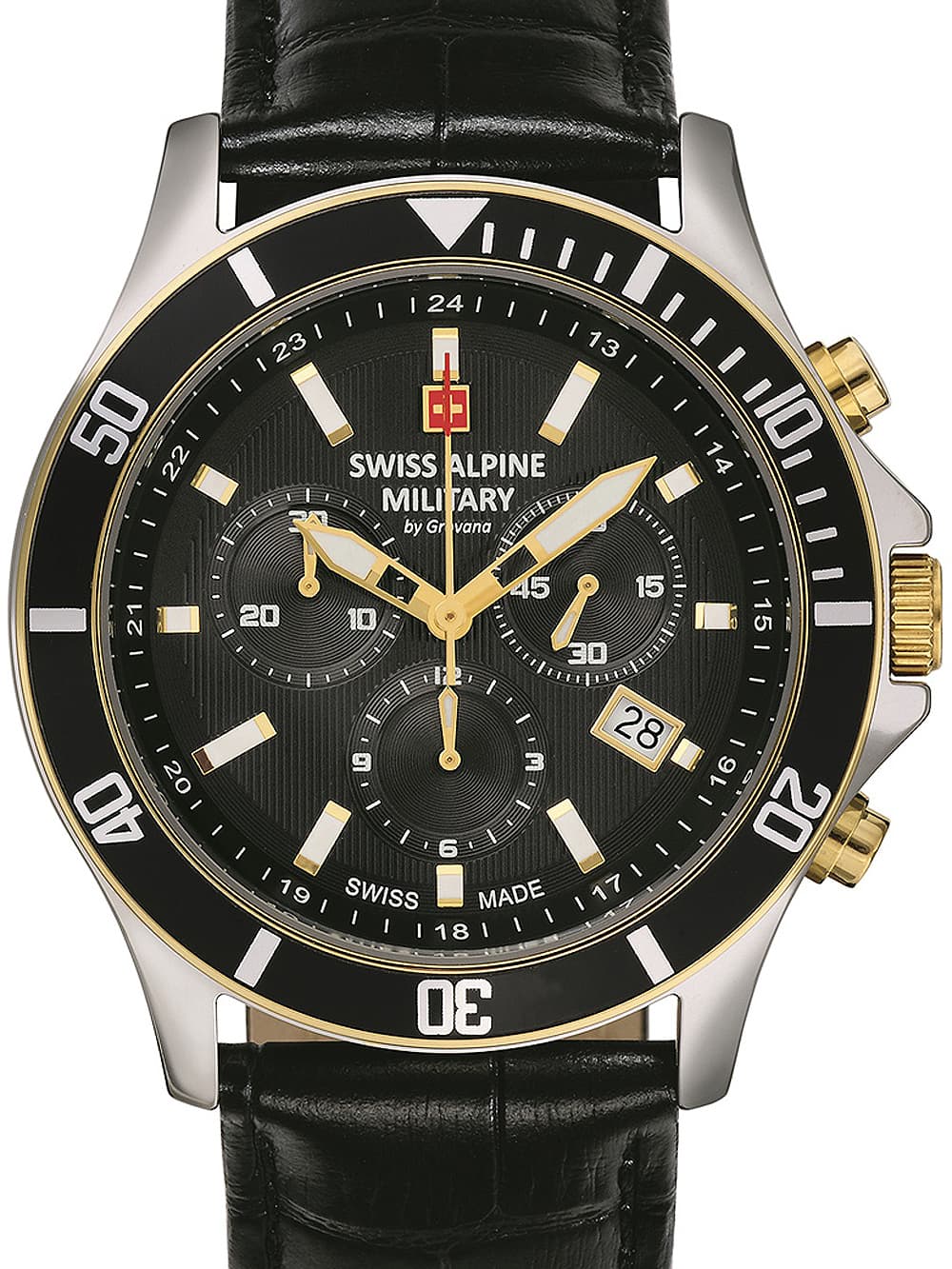 Swiss Alpine Military 7022.9547 Chronograph Herrenuhr 42mm 10ATM