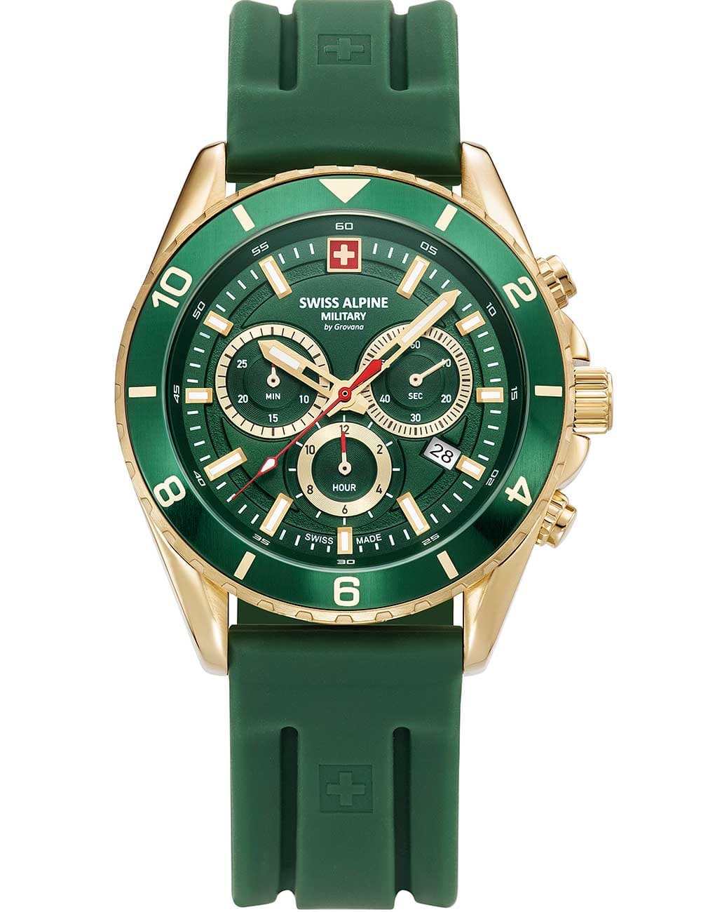 Swiss Alpine Military 7034.9814 Herrenuhr Sierra Chronograph 43mm 10ATM